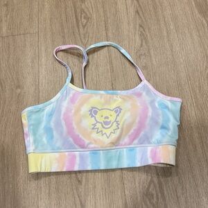 Grateful Dead Blue and Purple Tie-Dye Shirt